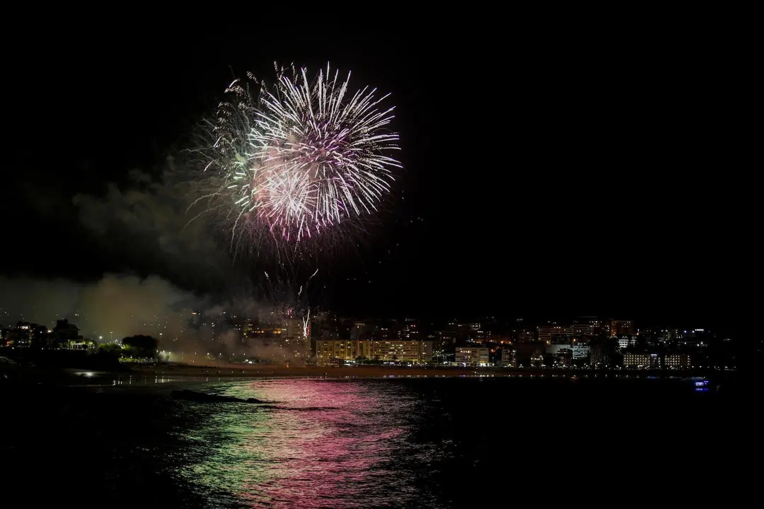 DAVID S. BUSTAMANTE 29/08/2019 SANTANDER/ CANTABRIA Fuegos Artificiales en El Sardinero