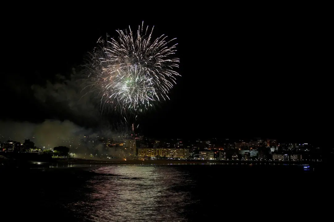 DAVID S. BUSTAMANTE 29/08/2019 SANTANDER/ CANTABRIA Fuegos Artificiales en El Sardinero