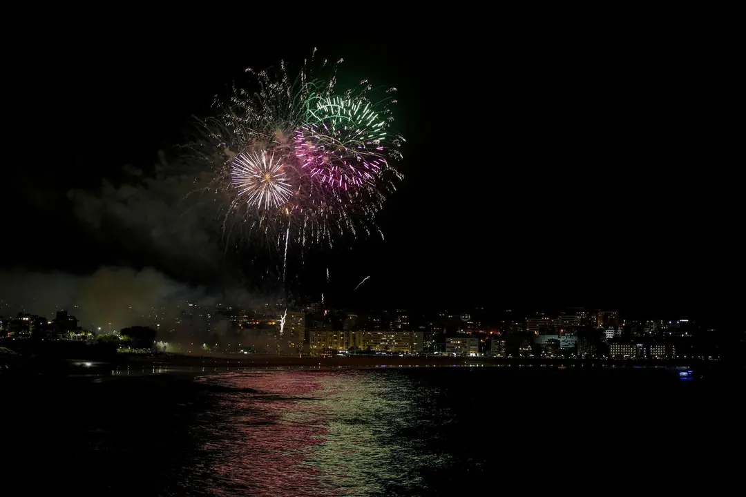 DAVID S. BUSTAMANTE 29/08/2019 SANTANDER/ CANTABRIA Fuegos Artificiales en El Sardinero