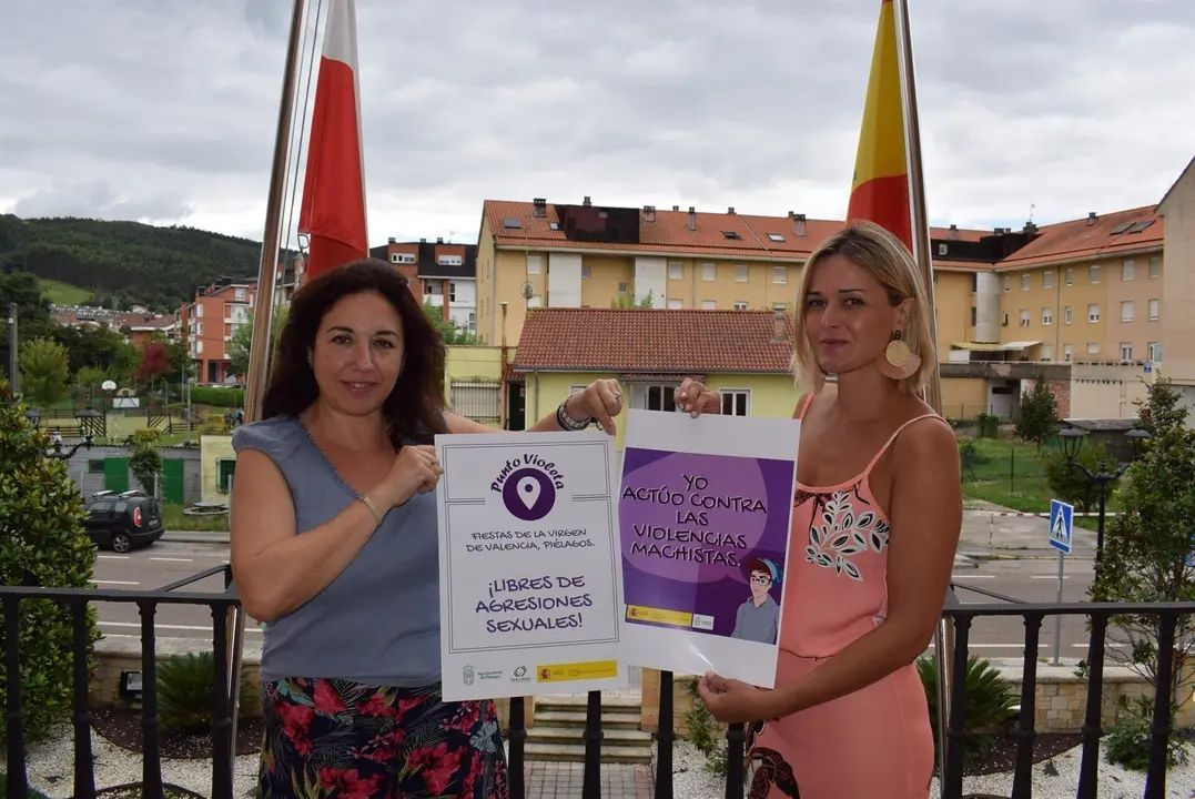 Presentaci&oacute;n del punto de informaci&oacute;n para la prevenci&oacute;n de la violencia sexual en las Fiestas de la Virgen de Valencia en Pi&eacute;lagos