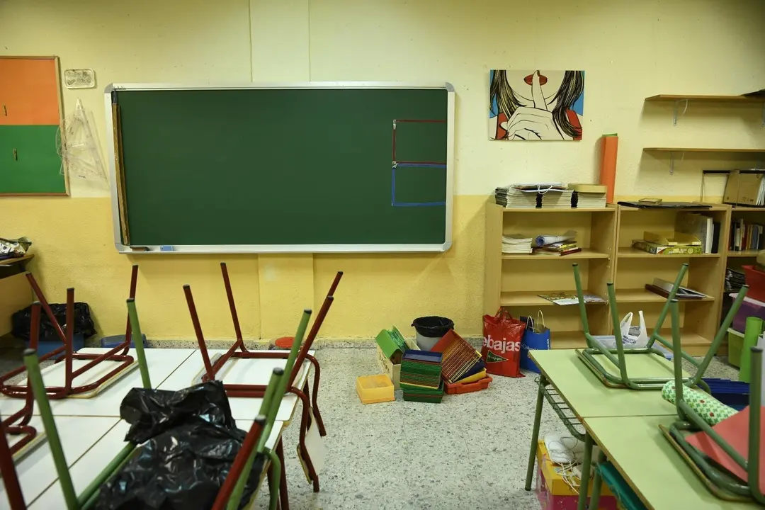 Aula de Infantil del Colegio de Educaci&oacute;n Infantil y Primaria (CEIP) &lsquo;Joaqu&iacute;n Costa&rsquo; de Madrid.
