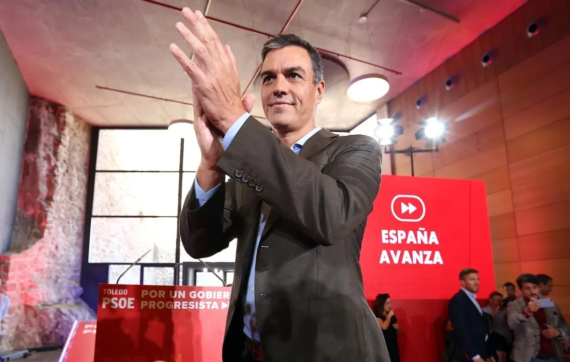 El secretario general del PSOE y presidente del Gobierno en funciones, Pedro S&aacute;n