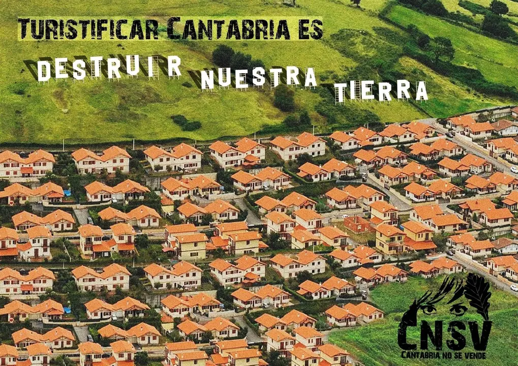 Campa&ntilde;a de Cantabria No se Vende contra la turistificaci&oacute;n