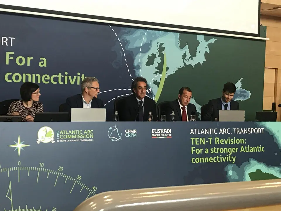 El consejero Francisco Mart&iacute;n en la Coimisi&oacute;n del Arco Atl&aacute;ntico