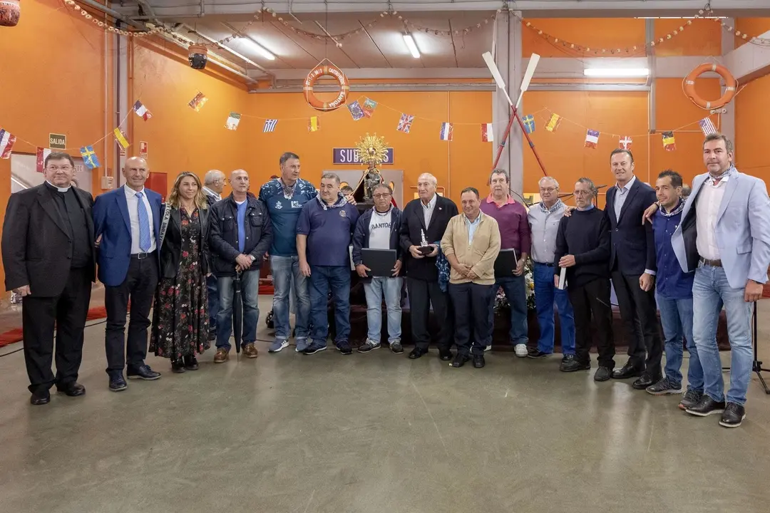 El consejero de Desarrollo Rural, Ganader&iacute;a, Pesca, Alimentaci&oacute;n y Medio Ambiente, Guillermo Blanco, en el D&iacute;a de la Cofrad&iacute;a de Pescadores de Santo&ntilde;a