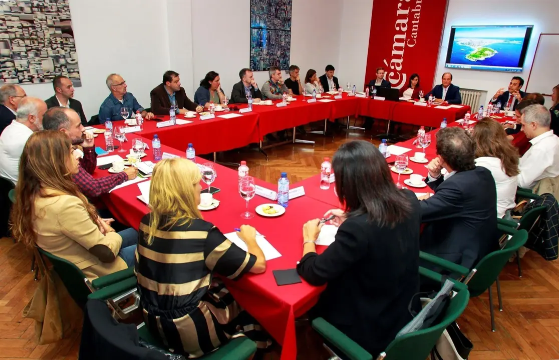 Reuni&oacute;n Climate-KIC en la C&aacute;mara de Comercio