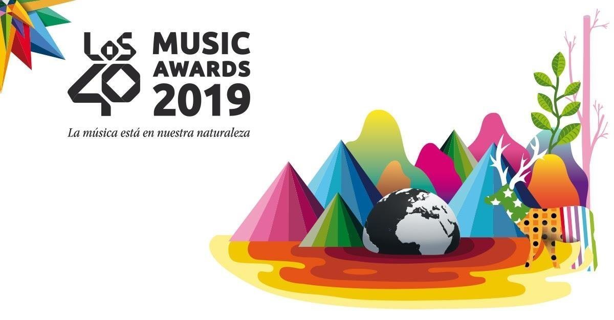 Imagen de LOS40 Music Awards 2019 creada por Okuda