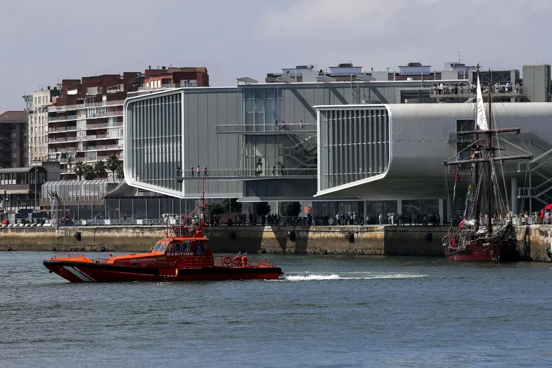 DAVID S. BUSTAMANTE 13/09/2019 SANTANDER/ CANTABRIA Simulacro de rescate con el helicoptero del 112 del Gobierno de Cantabria
