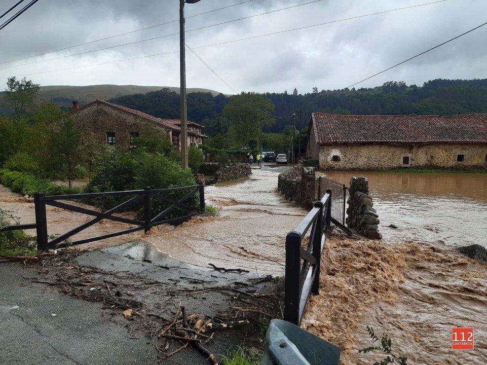 Río Saja a su paso por Sopeña, en Cantabria