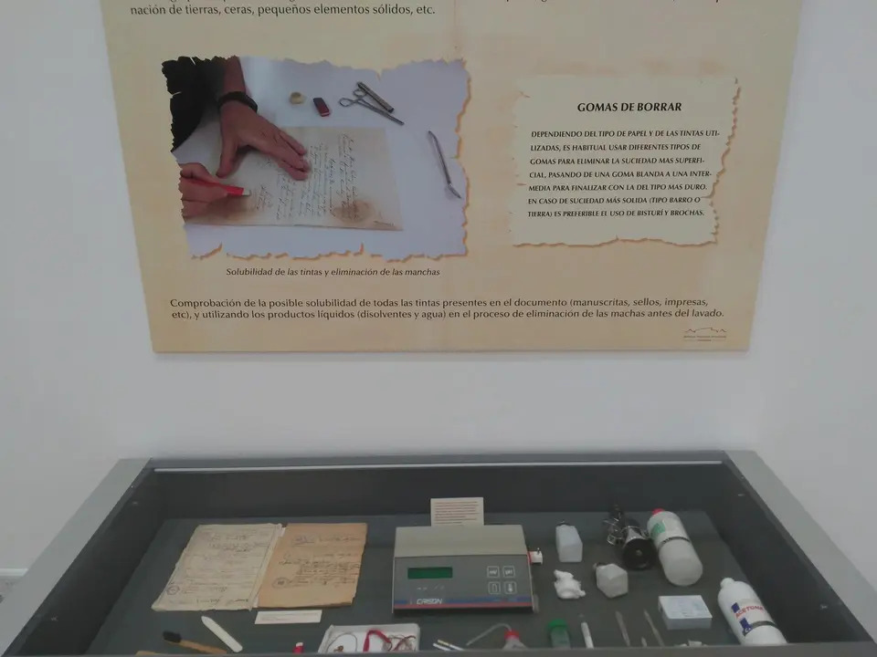 Elementos de restauraci&oacute;n del Archivo Hist&oacute;rico Provincial