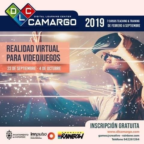Cartel del taller de realidad virtual