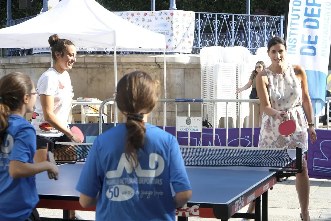 La alcaldesa de Santander, Gema Igual, en la Semana del Deporte