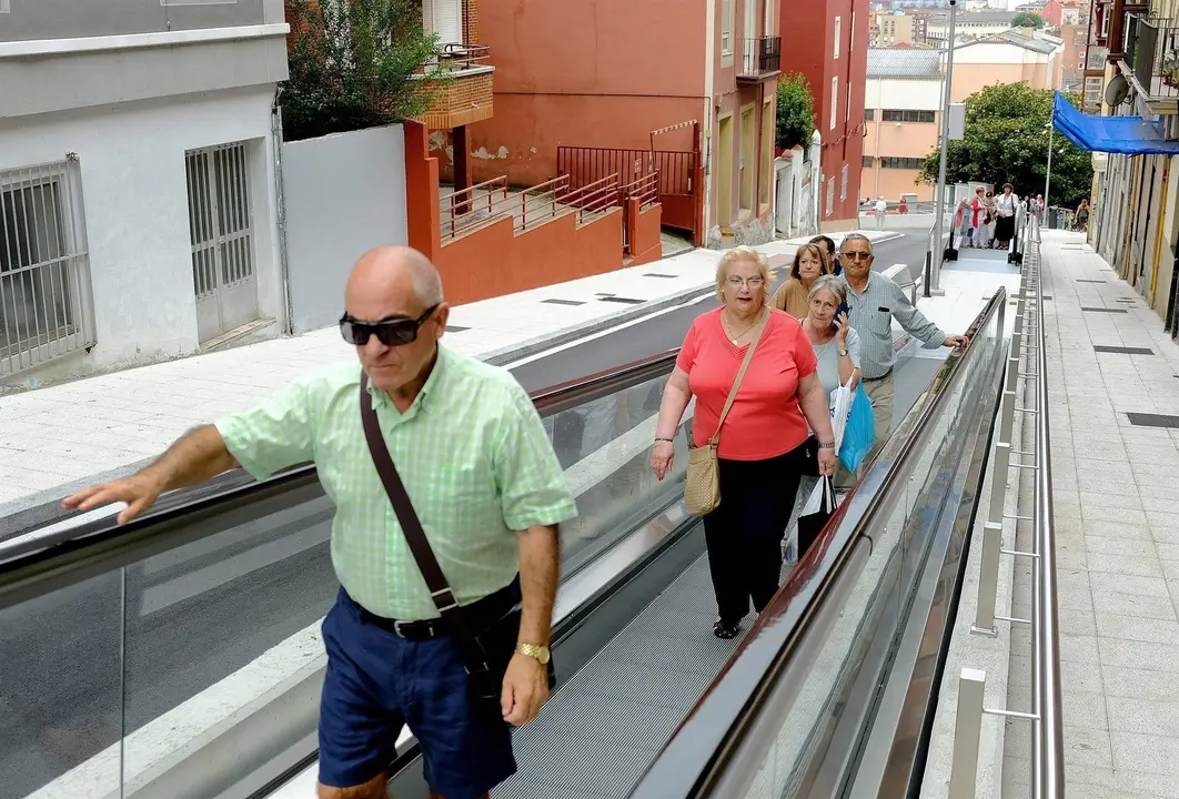 Las rampas mec&aacute;nicas de las calles Francisco de Quevedo y Vista Alegre de Santander 