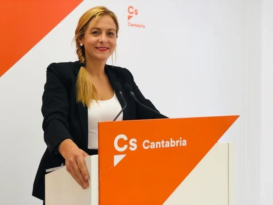 La diputada de Ciudadanos en el Parlamento de Cantabria, Marta Garc&iacute;a