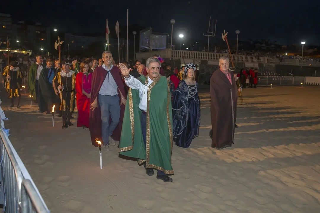 Revilla y Zuloaga participan en la recreaci&oacute;n del &Uacute;ltimo Desembarco de Carlos V