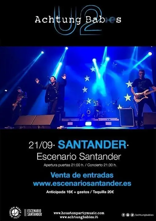 Achtung Babies llegan al Escenario Santander