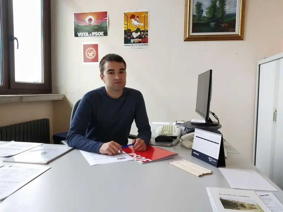 Rub&eacute;n Garc&iacute;a, portavoz PSOE Polanco