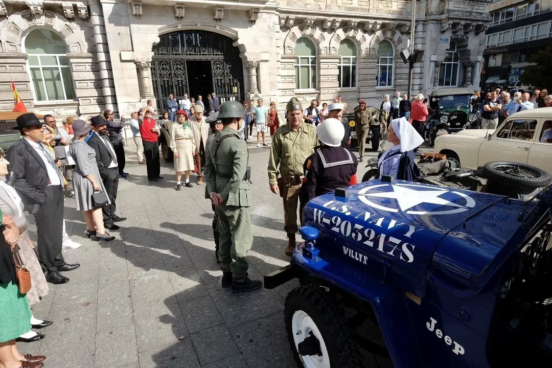 Presentaci&oacute;n 'Revive la historia de cine' en la Plaza del Ayuntamiento