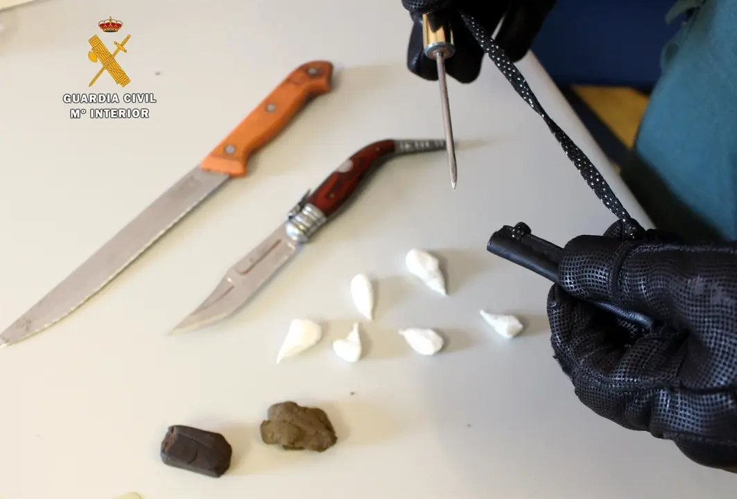 Drogas y armas intervenidas