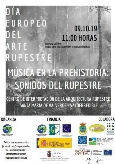 Cartel de la actividad por el D&iacute;a Europeo del Arte Rupestre