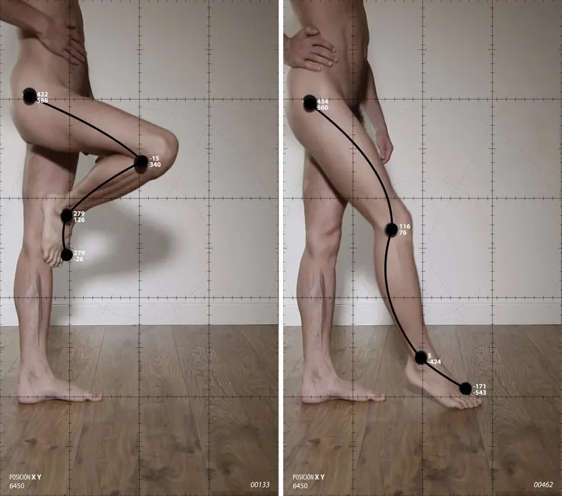 Ejercicios de medici&oacute;n del cuerpo de la muestra de Manu Arregui