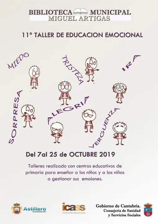 Cartel de los talleres de educaci&oacute;n emocional