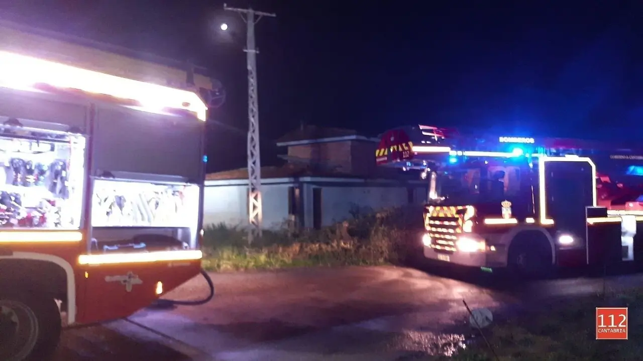 Incendio de la vivienda de Carrejo