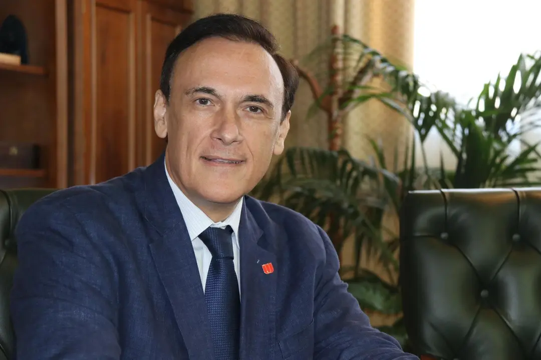 El presidente de la Conferencia de Rectores de Universidades Espa&ntilde;olas (CRUE), Jos&eacute; Carlos G&oacute;mez Villamandos.