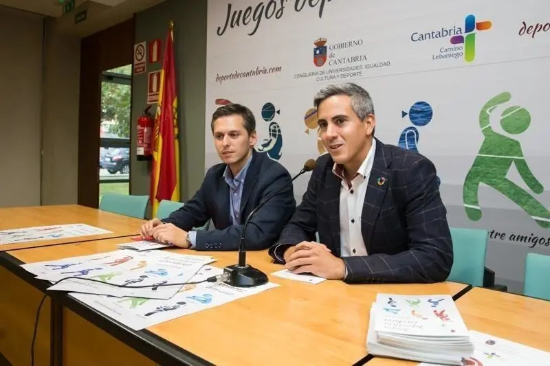 El vicepresidente Pablo Zuloaga y el director general de Depoete Mario Iglesias