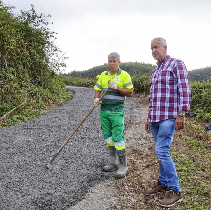 Nuevo acceso en Brezales, en Hazas de Cesto
