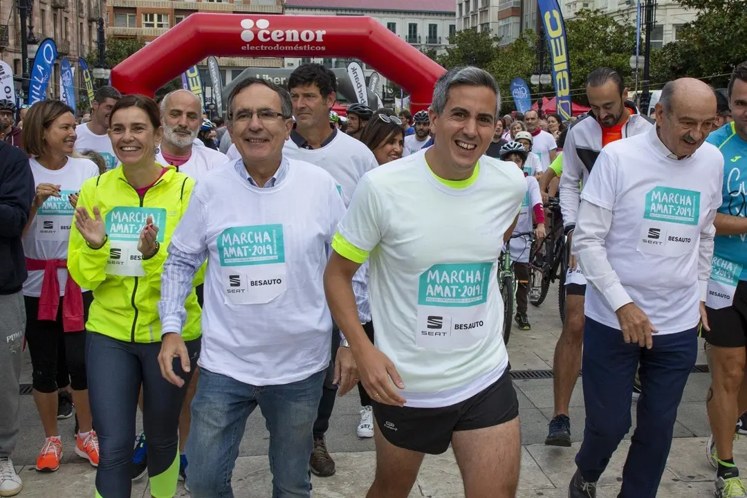 Zuloaga en la marcha AMAT