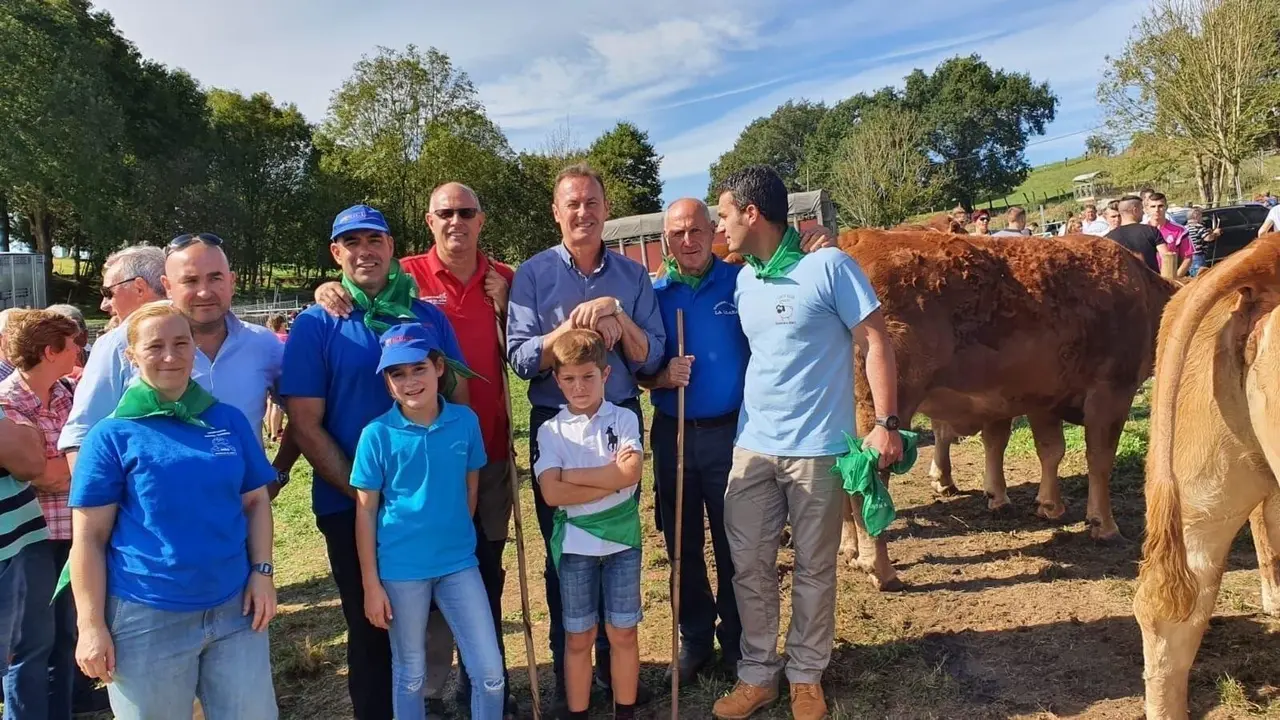 Guillermo Blanco en la concentraci&oacute;n de ganado de Ribamont&aacute;n al Monte