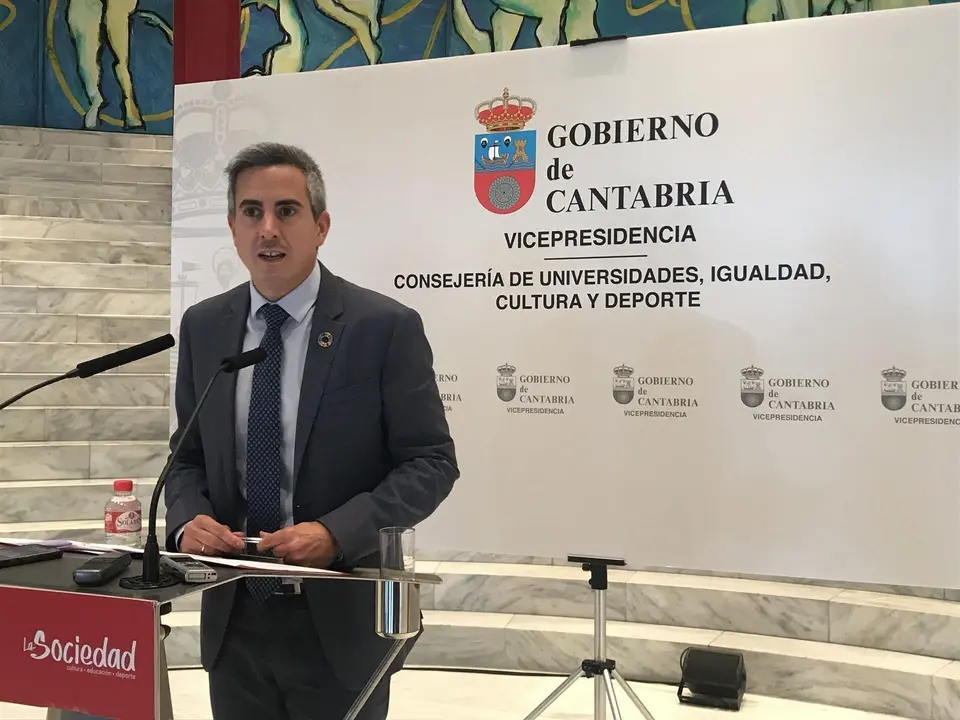 El vicepresidente y portavoz del Gobierno de Cantabria, Pablo Zuloaga