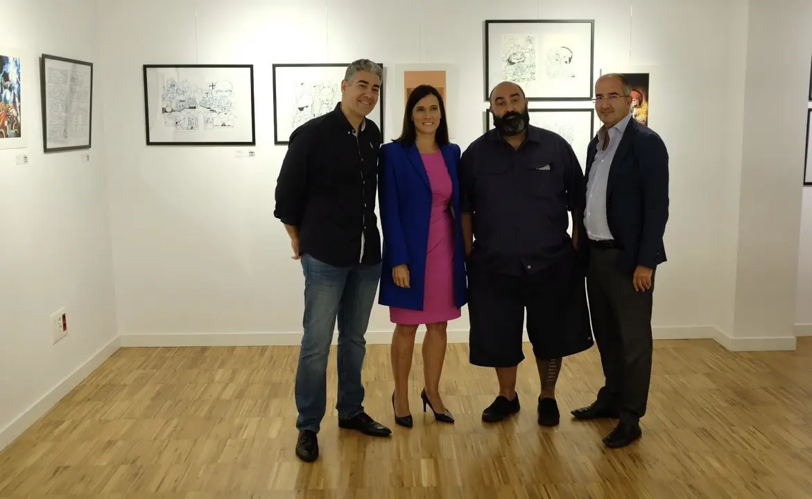 La alcaldesa de Santander, Gema Igual, asiste al inicio de la Semana del C&oacute;mic y la Ilustraci&oacute;n