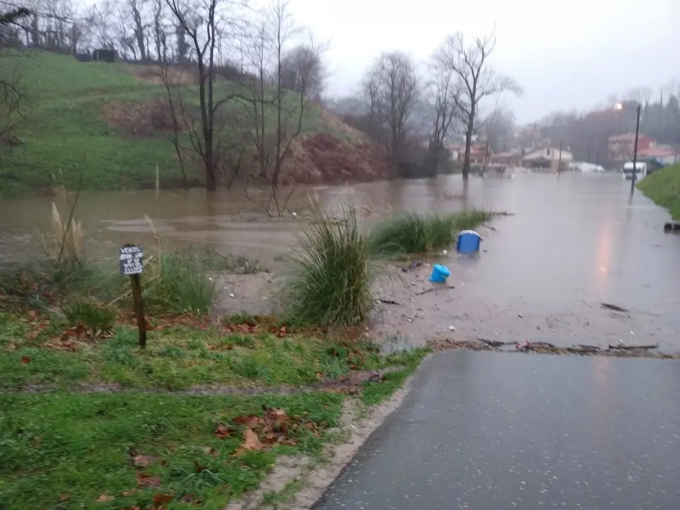 Inundaciones en Santillana del Mar