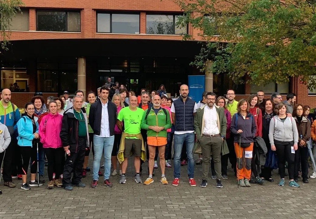 Marcha solidaria con motivo del 25 aniversario de Sierrallana a favor de Medicus Mundi