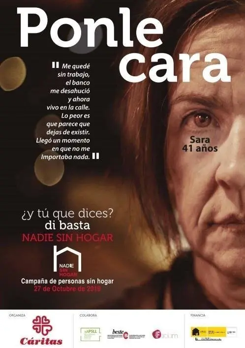 Cartel de la Jornada de las Personas Sin Hogar