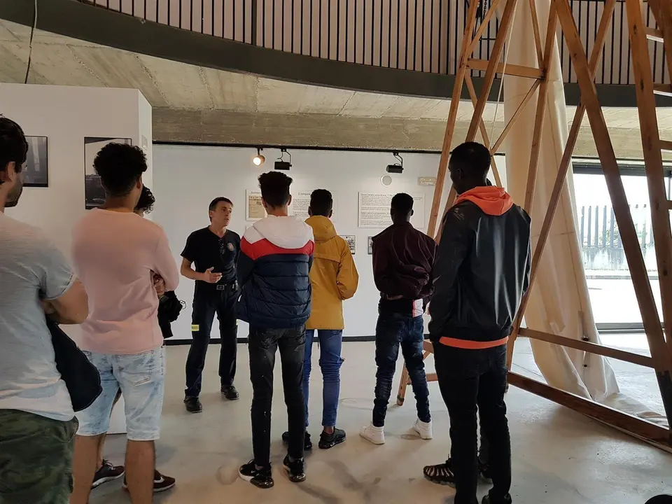 La Fundaci&oacute;n Diagrama visita el Museo de Bomberos