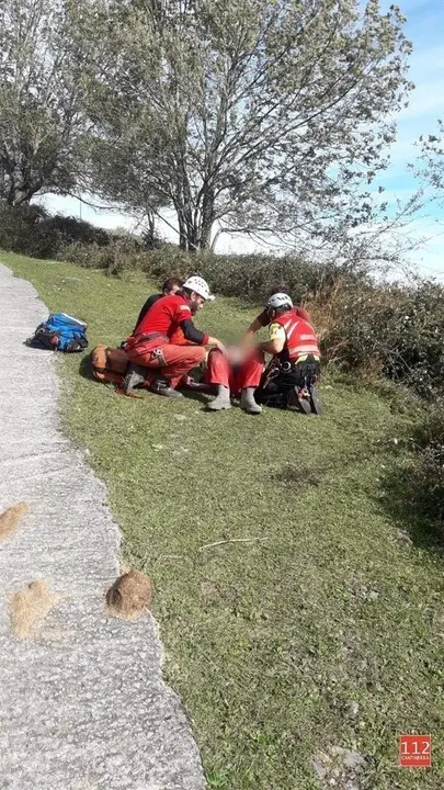 Rescate a un espele&oacute;logo madrile&ntilde;o tras sufrir un accidente en La Torca La Sima de La G&aacute;ndara, en Soba