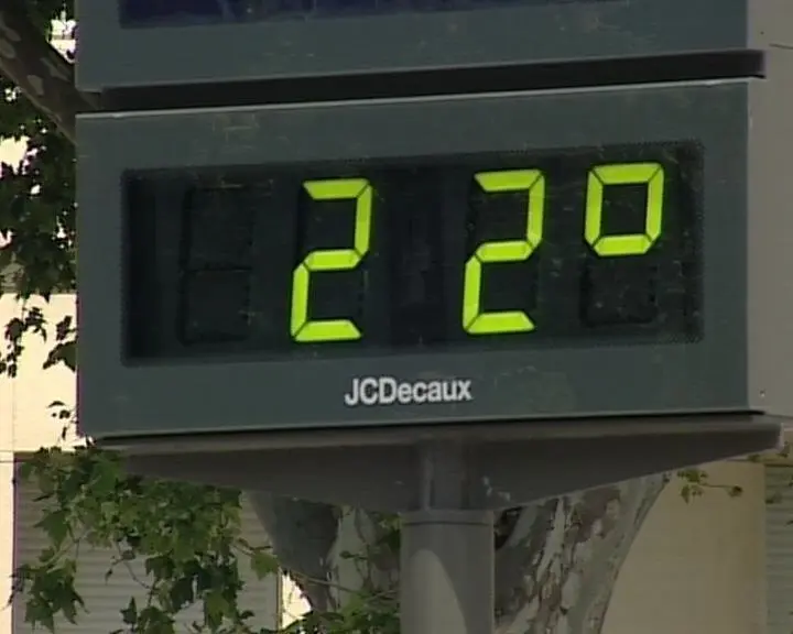 Term&oacute;metro en la calle