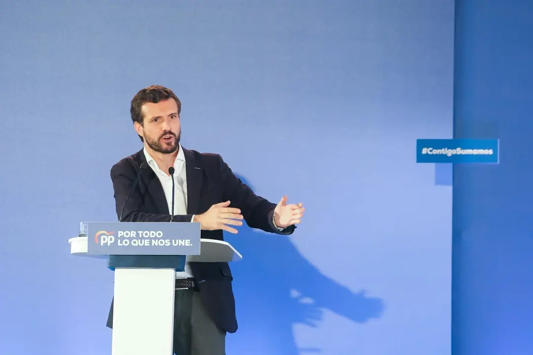 Pablo Casado, presidente del Partido Popular y candidato del partido para el 10N