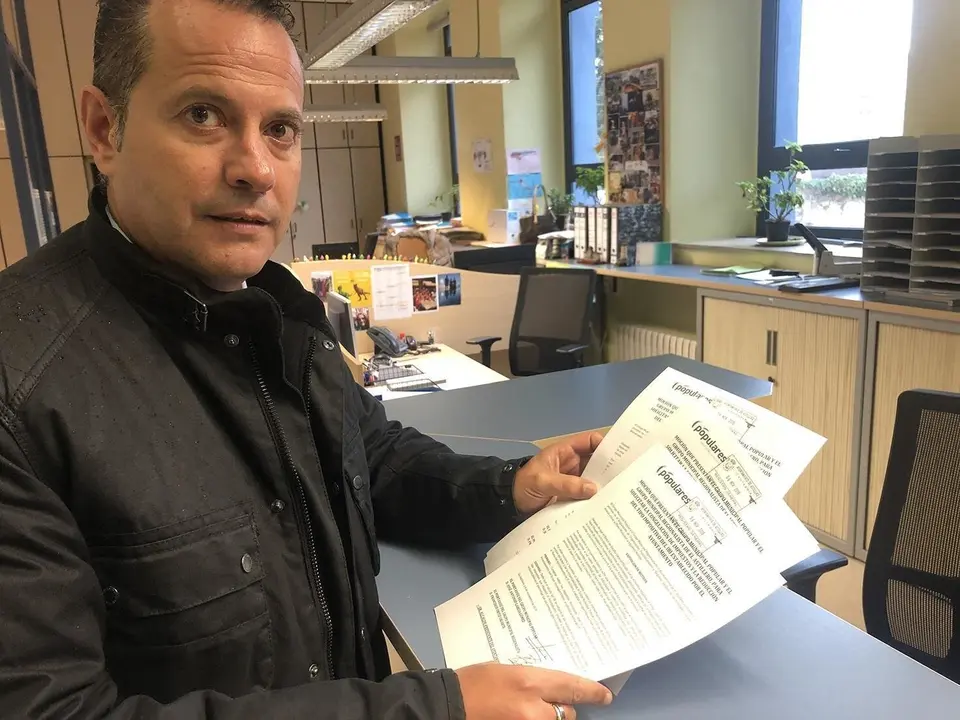 Jose Antonio Garcia, portavoz municipal del PP en Astillero, presentado la mocion