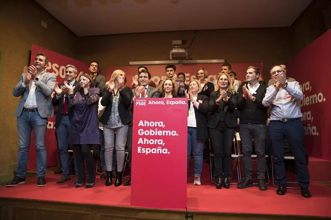 Mitin de Adriana Lastra en Santo&ntilde;a