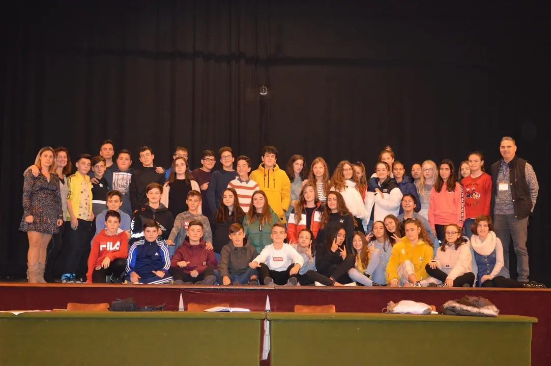 J&oacute;venes del IES Marqu&eacute;s de Santillana de Torrelavega que viajan a Londres