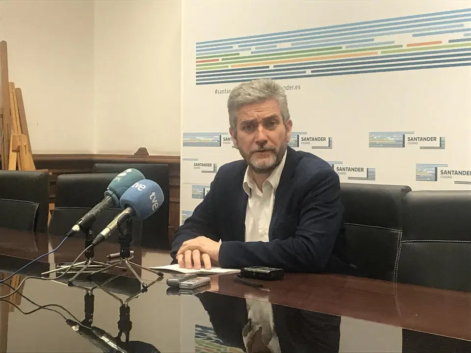 El concejal de Santander y portavoz de Ciudadanos en el Ayuntamiento, Javier Ceruti