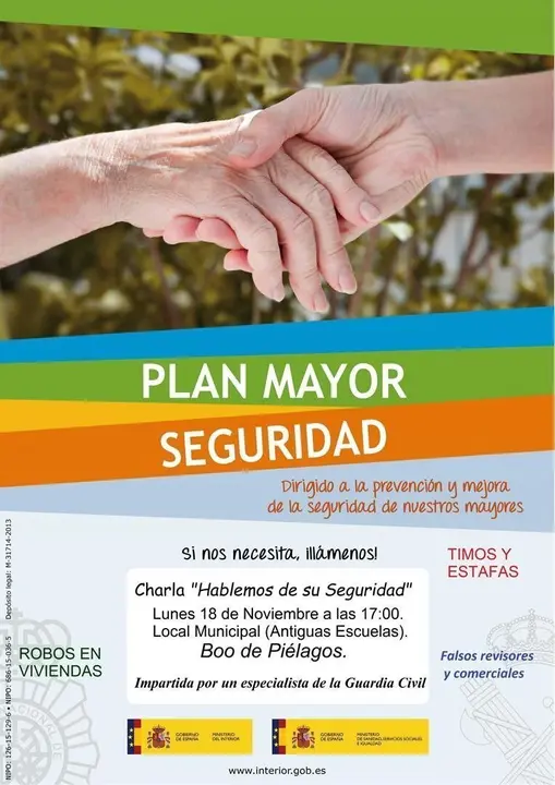 La Guardia Civil impartir&aacute; dos charlas para mejorar la seguridad de los vecinos mayores