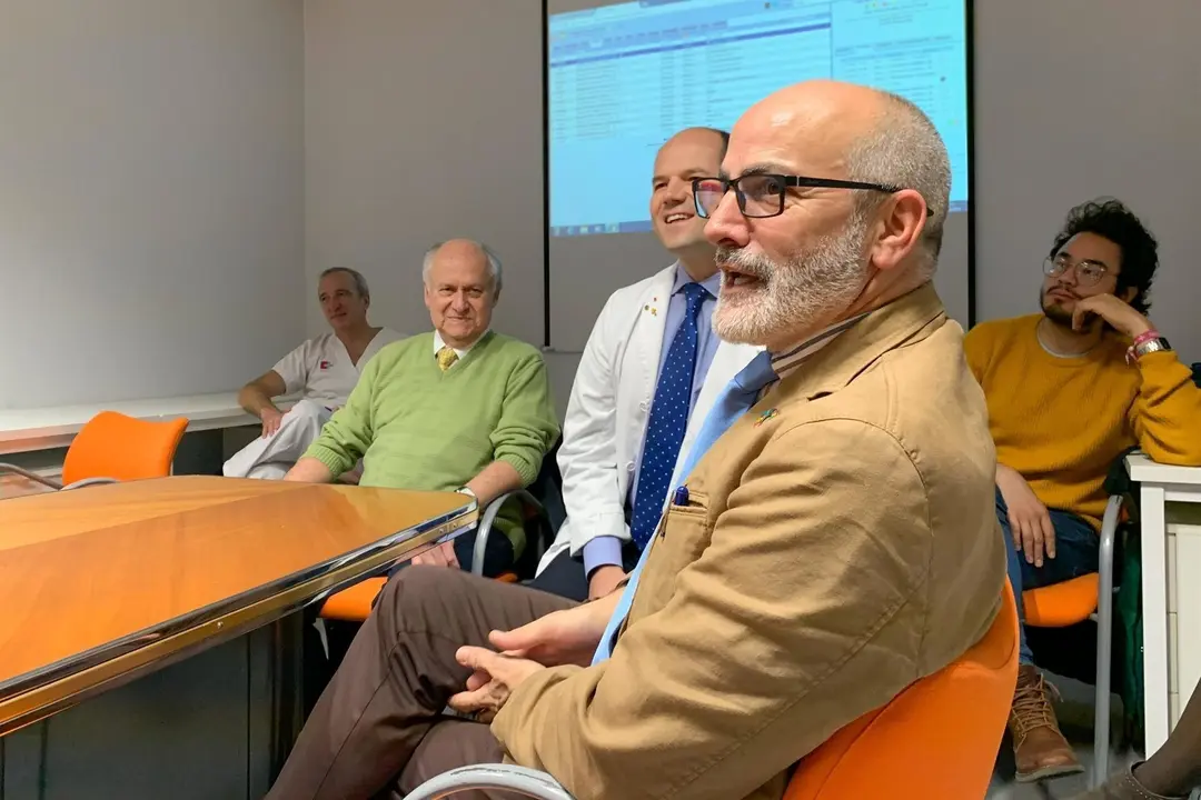 El consejero de Sanidad, Miguel Rodr&iacute;guez, se re&uacute;ne con el doctor Manuel Patarroyo