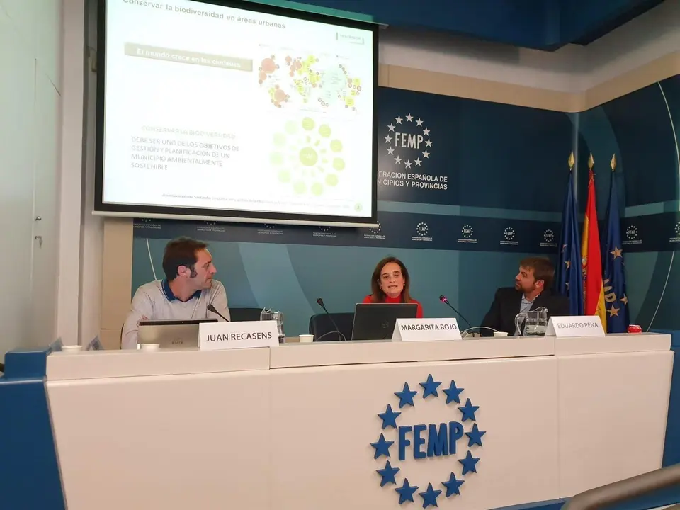 La concejala Margarita Rojo en las Jornadas sobre Biodiversidad en Madrid