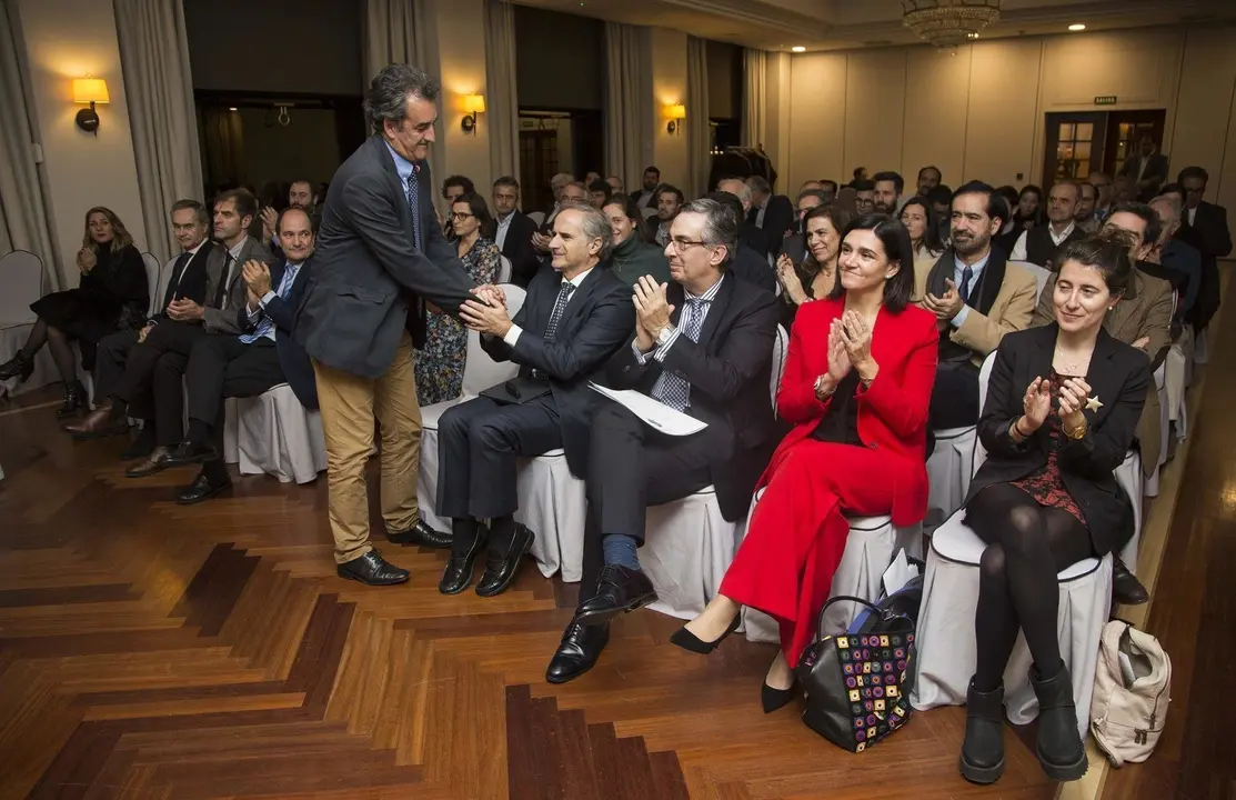 Entrega del premio a I&ntilde;igo Losada