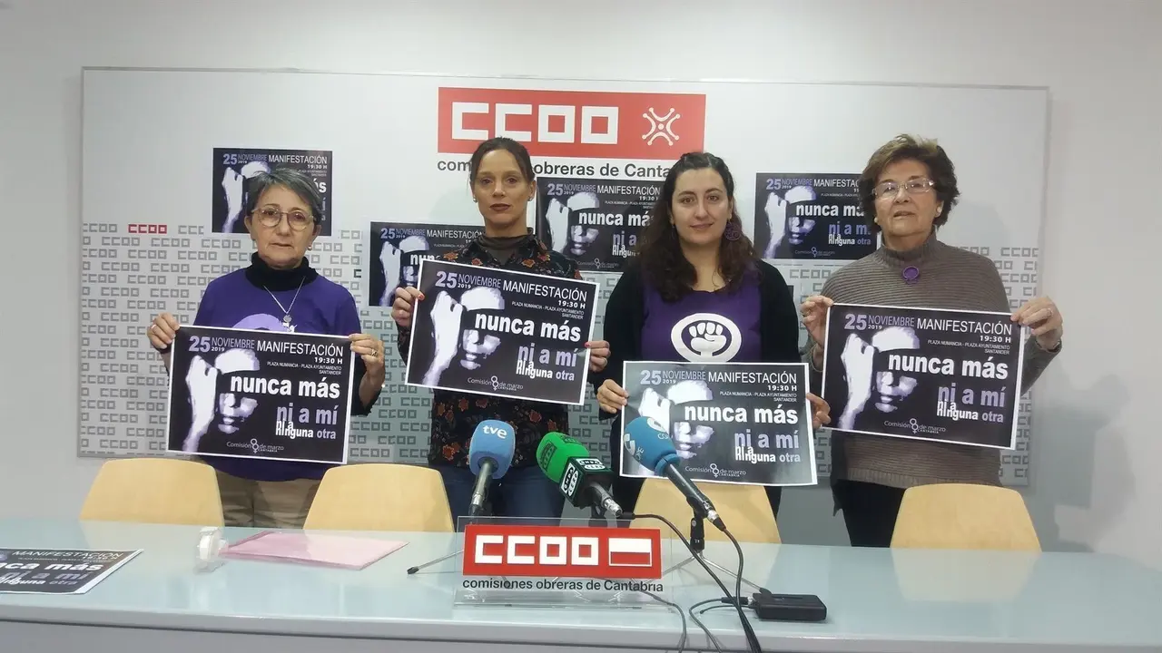 Comisi&oacute;n 8 de Marzo presenta manifestaci&oacute;n 25 N